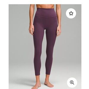 Align High Rise Pant 25"- Grape Thistle